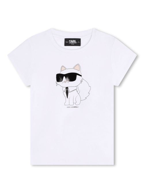 T-shirt bambina maniche corte Karl Lagerfeld Kids | Z3021110P